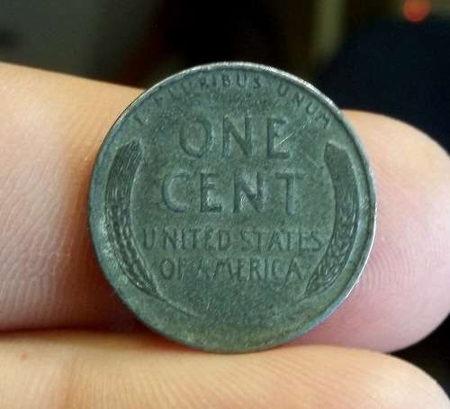 *CRAZY R1 START* USA 1 Cent 1943 - Steel Penny