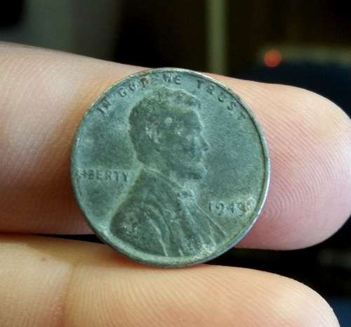 *CRAZY R1 START* USA 1 Cent 1943 - Steel Penny