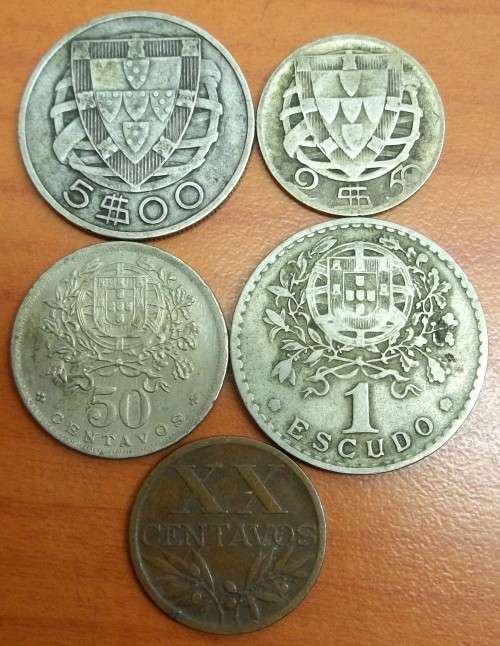 *CRAZY R1 START* Portugal - Set of 5 coins from the 1930/40's