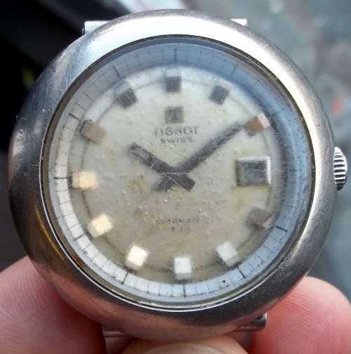 *CRAZY R1 START* 1970's TISSOT T12 SeaStar automatic(Bubble Case) gent's watch - Working