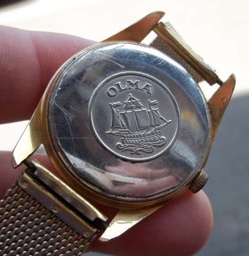 *CRAZY R1 START* OLMA Caravelle 25 jewels automatic gent's watch - for Restoration/Parts