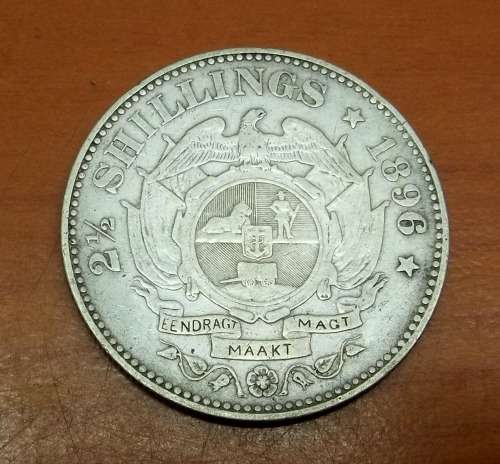 *CRAZY R1 START* ZAR 2'6 Shillings(Half Crown) 1896