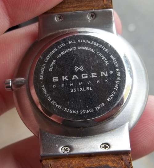 *CRAZY R1 START* SKAGEN Denmark Steel gents quartz watch