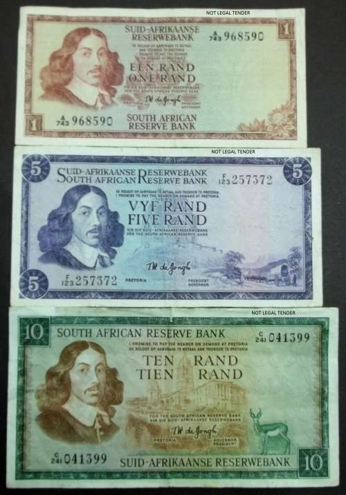 *CRAZY R1 START* SA - Full set of notes from the late 1960's