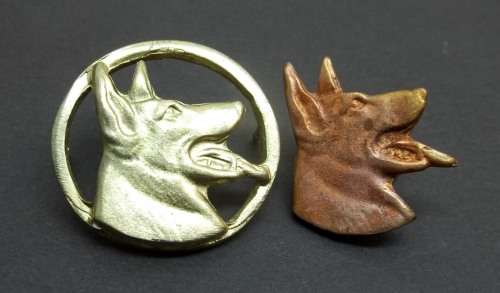 *CRAZY R1 START* SADF Infintry Battalion - Dog Centre badges