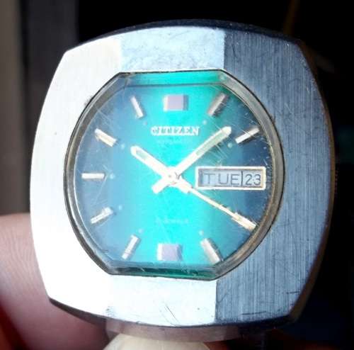 *CRAZY R1 START* CITIZEN Automatic Day/Date men's watch - For Restoration/Parts