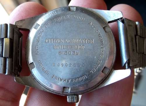*CRAZY R1 START* CITIZEN NewMaster 21 Jewels manual-wind men's watch - Partly Working