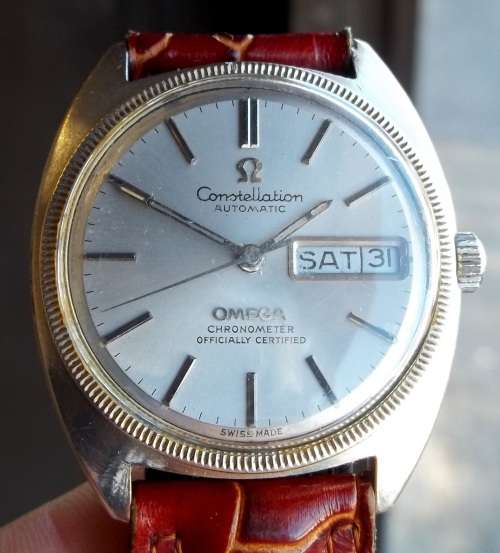 *CRAZY R1 START* OMEGA Constellation automatic(cal.751) day/date men's watch - Working