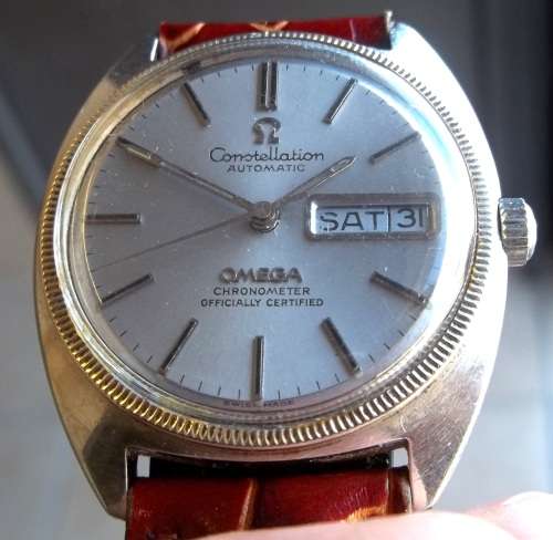 *CRAZY R1 START* OMEGA Constellation automatic(cal.751) day/date men's watch - Working