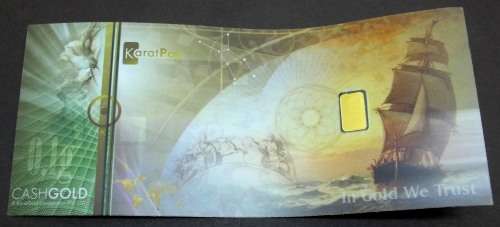 *CRAZY R1 START* 1/10 of a gram Fine(0.999) Gold - KaratPay certificate