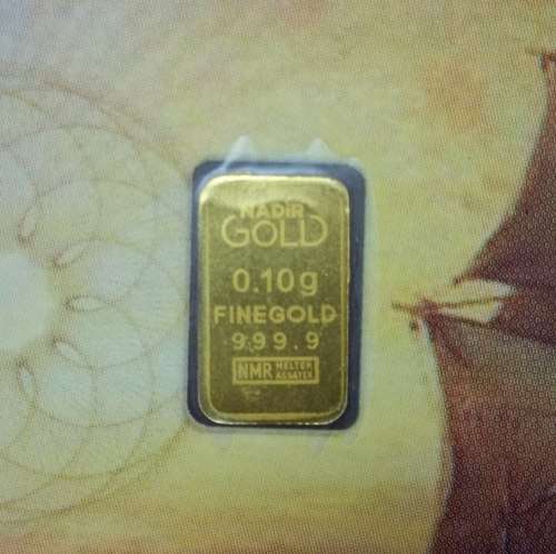 *CRAZY R1 START* 1/10 of a gram Fine(0.999) Gold - KaratPay certificate