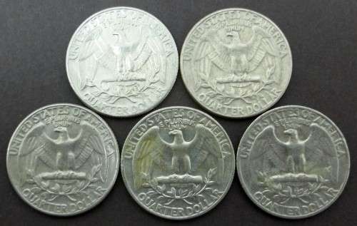 *CRAZY R1 START* 1965-69 US Washington Quarters set