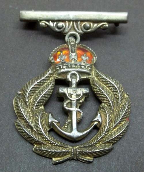 *CRAZY R1 START* Royal Naval Sweet Heart brooch in Sterling Silver