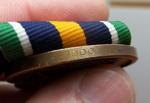 *CRAZY R1 START* SADF De Wet Medal - 1000th medal issued
