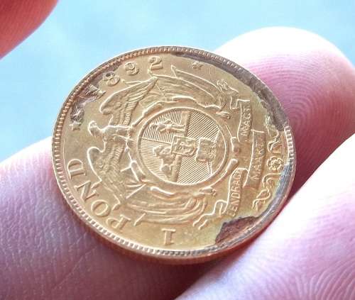 *CRAZY R1 START* ZAR 1 Pond 1892 - *Single Shaft* - RARE!!!