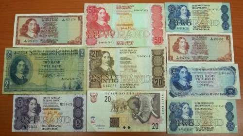 *CRAZY R1 START* 105 Rand worth of old SA notes