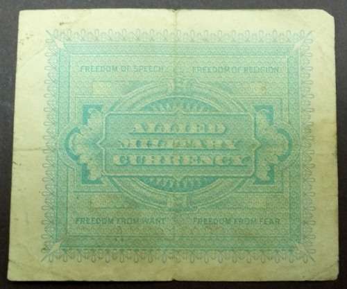 *CRAZY R1 START* WWII Italy 2 Lire 1943 - Star Replacement note