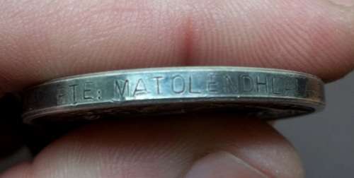 *CRAZY R1 START* 1906 NATAL medal awarded to PTE Matolendhlala ZULULAND POLICE
