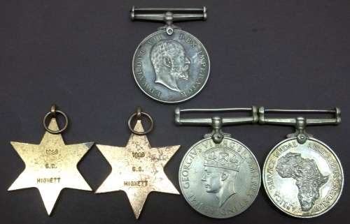 *CRAZY R1 START* 1906 NATAL and WWII father and son medal group