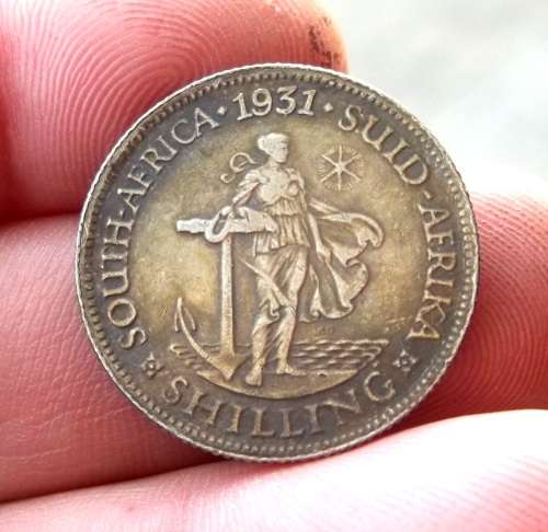 *CRAZY R1 START* SA Union 1 Shilling 1931 - *Imitation*