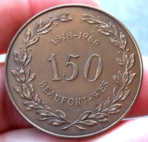 *CRAZY R1 START* 1968 150yrs Beaufort Wes medallion