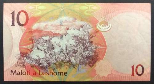*CRAZY R1 START* Lesotho 10 Maloti 2010 - Nice condition