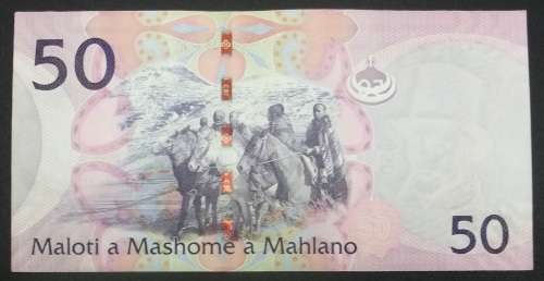 *CRAZY R1 START* Lesotho 50 Maloti 2010 - AA Prefix, Nice condition