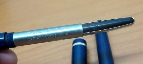 *CRAZY R1 START* 1950`s PARKER Duofold 14ct fountain pen