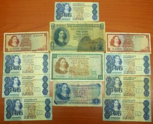 *CRAZY R1 START* 30 Rand worth of old SA notes