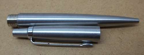 *CRAZY R1 START* PARKER IQ Stainless Steel pen, made in England - Body only