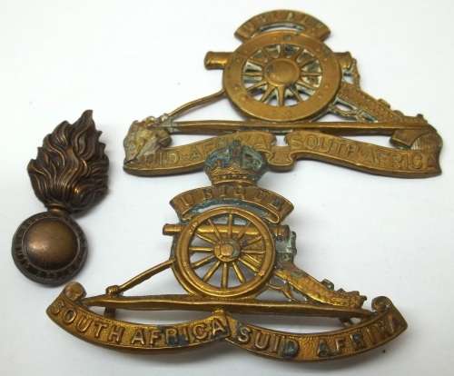 *CRAZY R1 START* WWII South African Artillery regiment badges