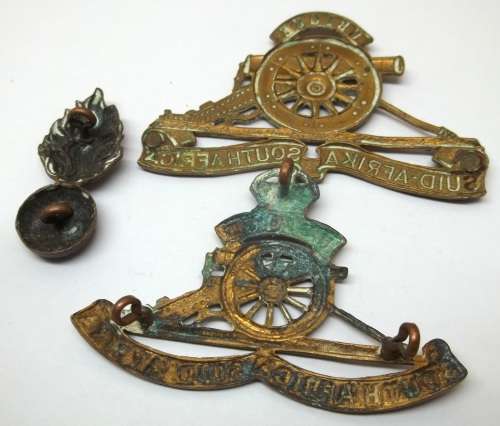 *CRAZY R1 START* WWII South African Artillery regiment badges