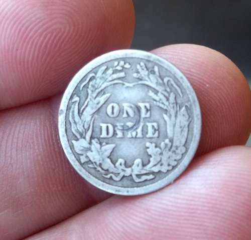 *CRAZY R1 START* USA 10 Cents 1914 - Barbers Head Dime