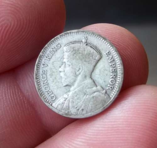 *CRAZY R1 START* New Zealand 3 Pence 1933 - Nice condition