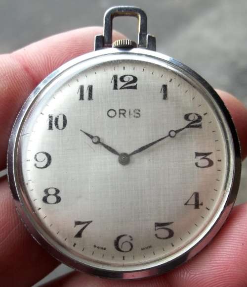 *CRAZY R1 START* Vintage ORIS manual wind pocket watch