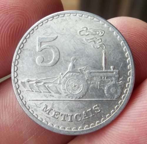 *CRAZY R1 START* Mozambique 5 Meticais 1986 - Nice condition