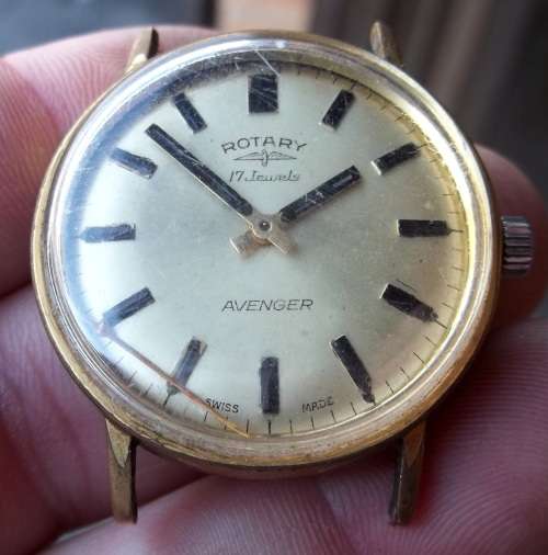 *CRAZY R1 START* ROTARY Avenger 17 Jewel men`s dress watch