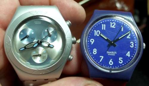*CRAZY R1 START* 2x SWATCH kids watches