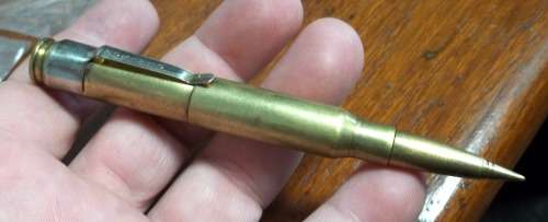 *CRAZY R1 START* Ball-point pen made from bullet casings