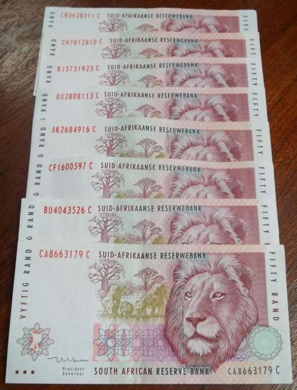 RSA 50 Rand early 2000`s - in EF condition