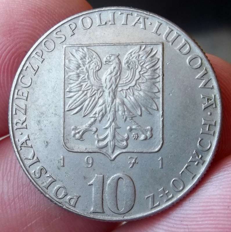 *CRAZY R1 START* Poland 10 Zloty 1971 - FAO
