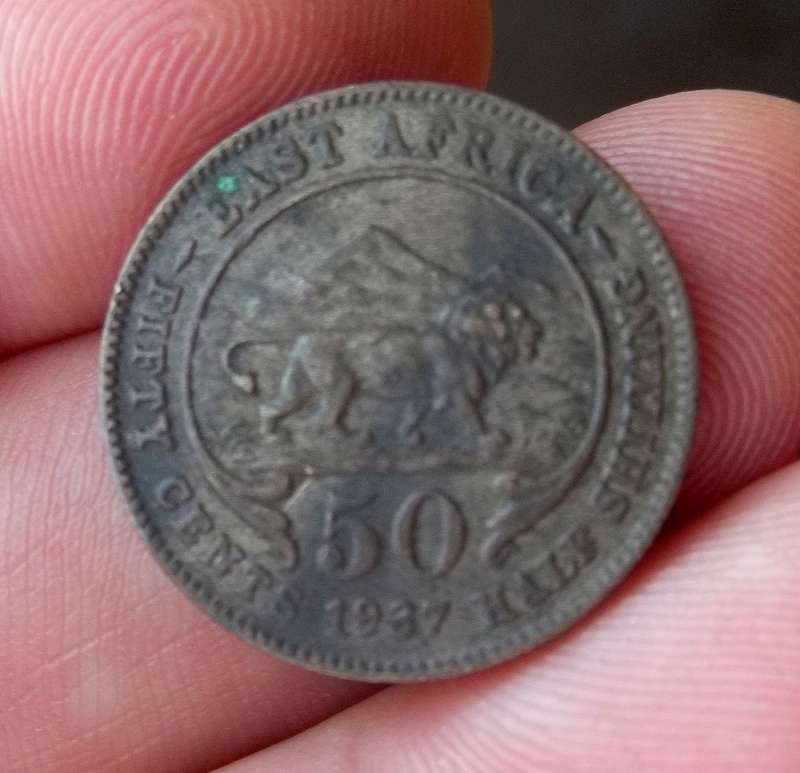 *CRAZY R1 START* East Africa 50 Cents 1937