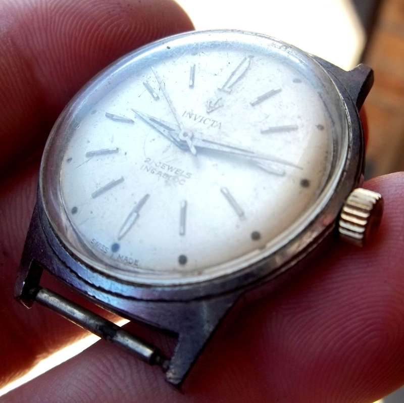 *CRAZY R1 START* INVICTA 21 Jewels manual wind men`s watch - For Restoration/Working