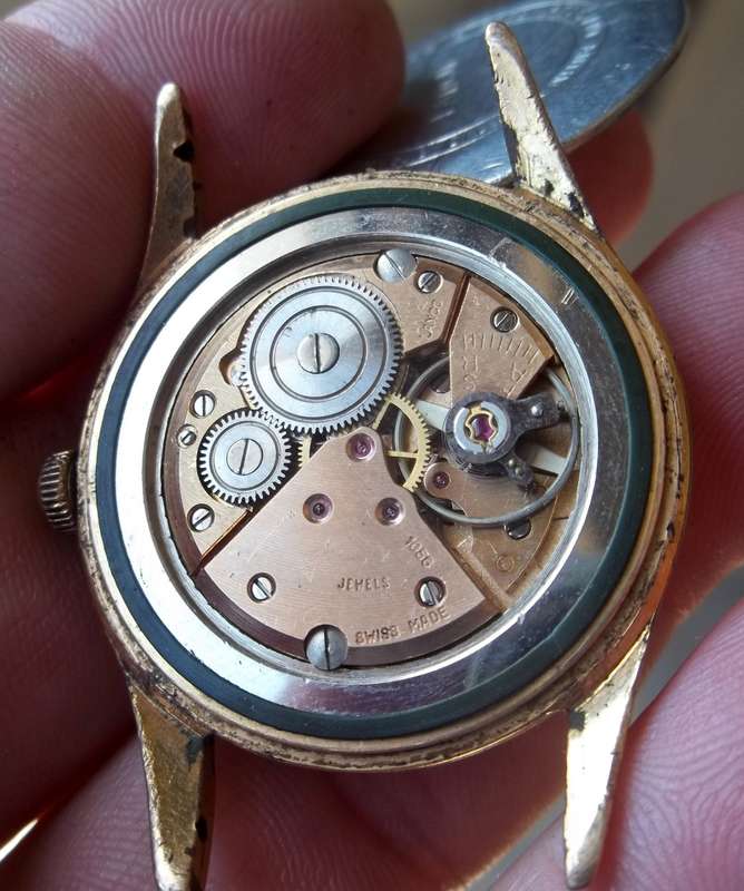 *CRAZY R1 START* LANCO De Lux 17 Jewels manual wind men`s watch - For Restoration/Parts