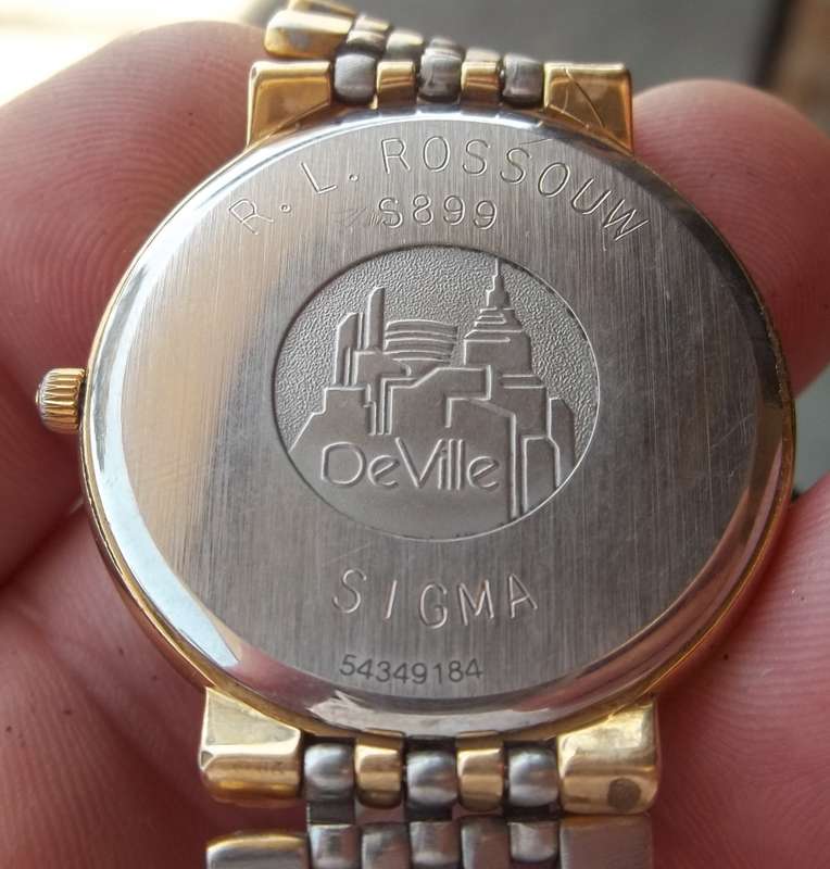 *CRAZY R1 START* OMEGA deVille Gold-Plated men`s dress watch - Needs a battery