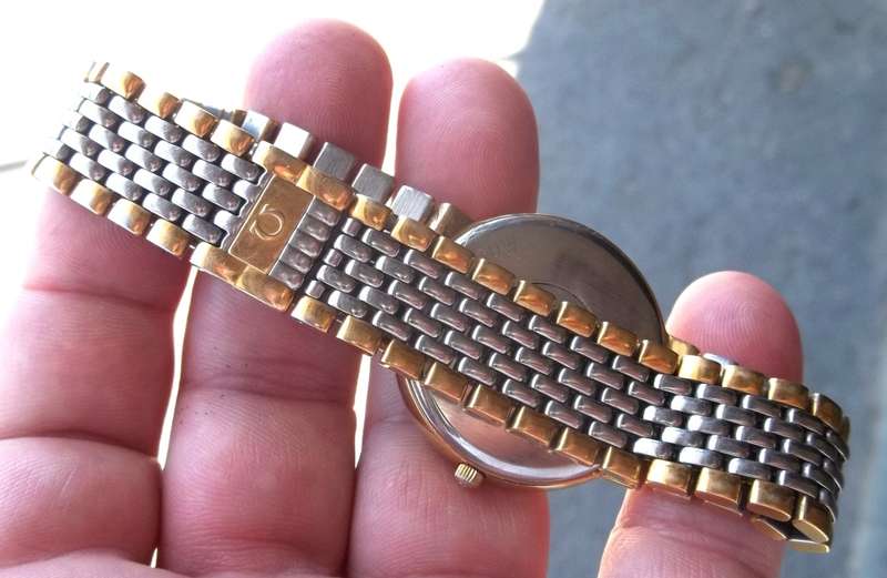 *CRAZY R1 START* OMEGA deVille Gold-Plated men`s dress watch - Needs a battery