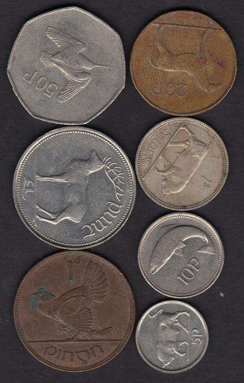 IRELAND  assorted coins