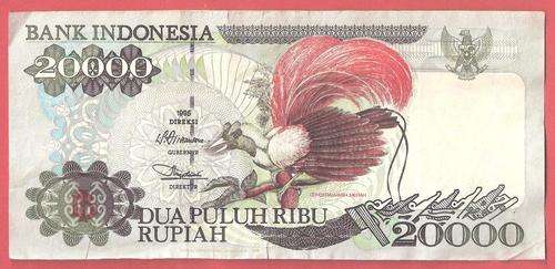 Bank Indonesia 20,000 Rupiah 1995 - as per scan