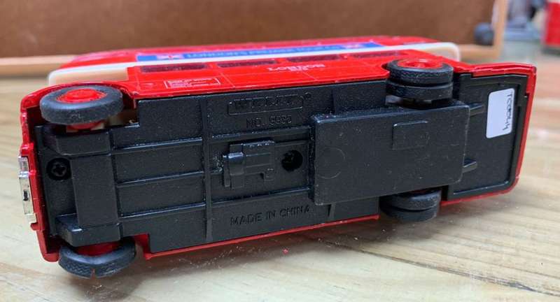 Vintage Welly #9930 Die cast Londons Premier Tour Co Double Decker Bus Toy