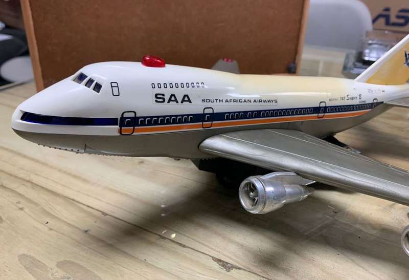 SAA Boeing 747 Super B Combi Battery toy plane
